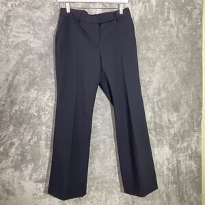 Lands End outfitters Petites Wool Blend Trouser Pants women’s 4P Navy w pockets